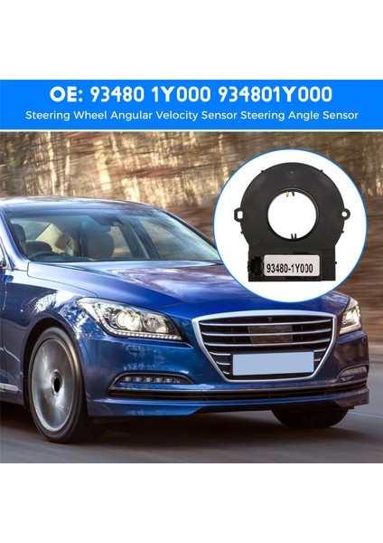 934801Y000 Direksiyon Simidi Açısal Hız Sensörü Hyundai Genesis Sonata Santa Fe IX25 Için Direksiyon Açısı Sensörü (Yurt Dışından)