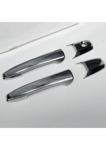 Yan Kapı Kolu Kapak Trim Dekor Çerçeve Kitleri Ford Mustang 2004-2014 Aksesuarları Için Abs (Gümüş) (Yurt Dışından) modelleri