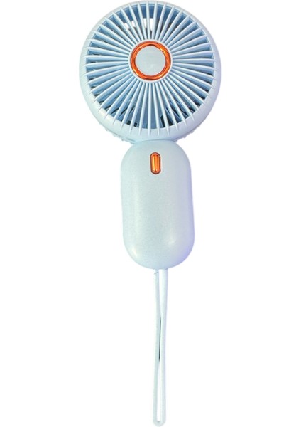 Avuç Içi Taşınabilir Şarjlı Mini Vantilatör El Fanı Mavi YM88196