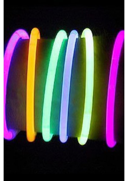 Fosforlu Çubuk 100 Adet 100 adet lastik aparatı Fosforlu Parti Çubuğu Eğlence Doğum Günü Parti Fosforlu Çubuk fiyatları