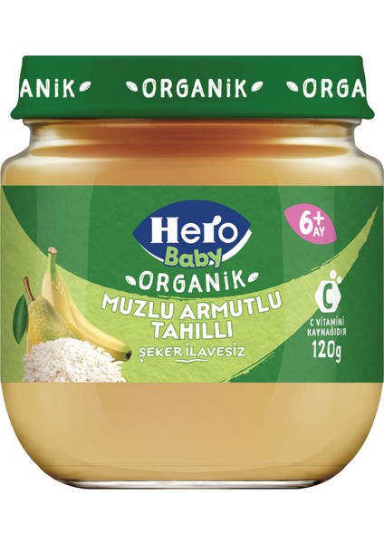 Organik Muz Armut Tahıllı Kavanoz Mama fiyatları