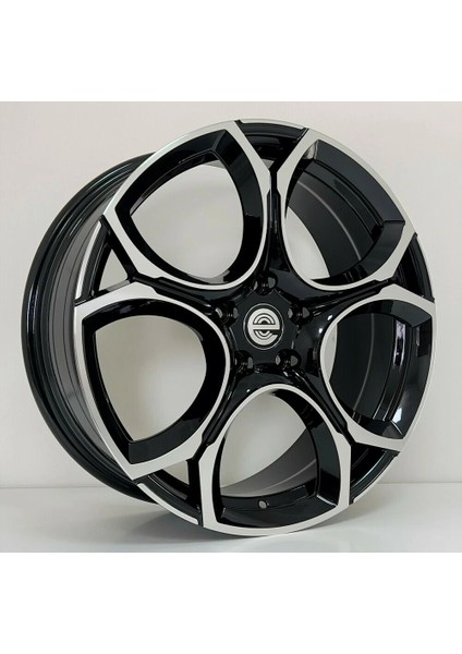 -HVW0034 8*18 5*112 ET45 57.1 Black Machıned Xl
