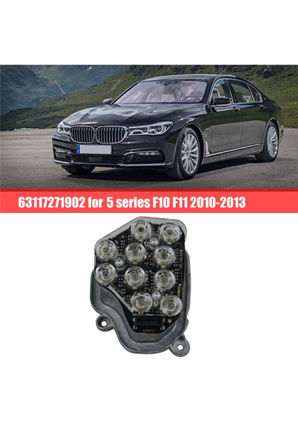 63117271902 Sağ Taraf Far Dönüş Modülü Bi-Xenon LED Sinyal Bmw 5 Serisi F10 F11 2010-2013 (Yurt Dışından)