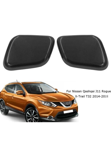 Araba Sol Ön Far Yı Memesi Far Sprey Kapağı Nissan Qashqai Için J11 2014+ 28658-4EMXX 28659-4EMXX (Yurt Dışından)