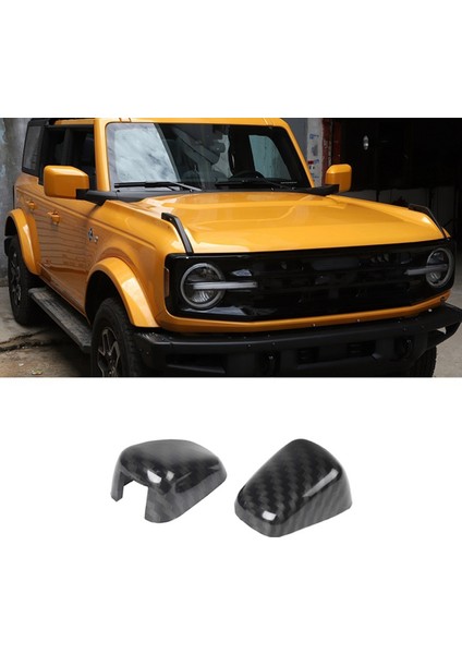 Ön Cam Sileceği Memesi Dekorasyon Kapak Trim Ford Bronco 2021 2022 Aksesuarları, Abs Karbon Fiber (Yurt Dışından)