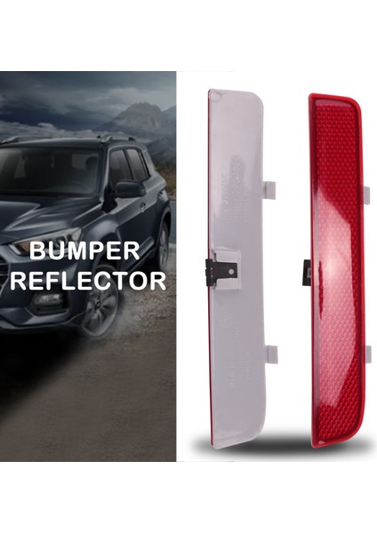 Land Rover Range Rover L322 Freelander Için 1 Çift Arka Tampon Kırmızı Reflektör Parça Numarası: LR006349 LR006348 (Yurt Dışından)