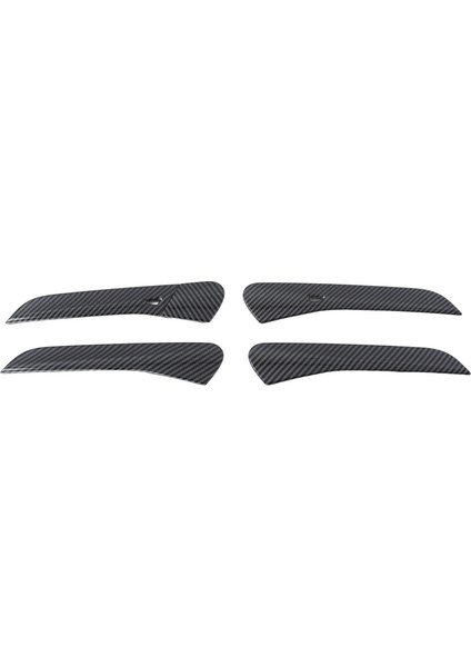 Id.4x ID4X 2022 Için 4 Adet Karbon Fiber Araba Kapı Kolu Kapak Trim (Yurt Dışından)