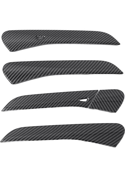 Id.4x ID4X 2022 Için 4 Adet Karbon Fiber Araba Kapı Kolu Kapak Trim (Yurt Dışından)