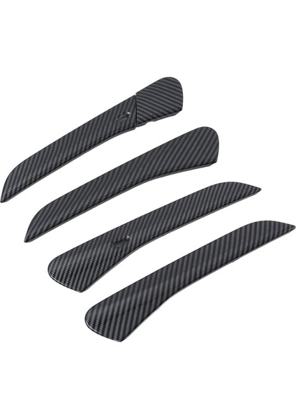 Id.4x ID4X 2022 Için 4 Adet Karbon Fiber Araba Kapı Kolu Kapak Trim (Yurt Dışından)