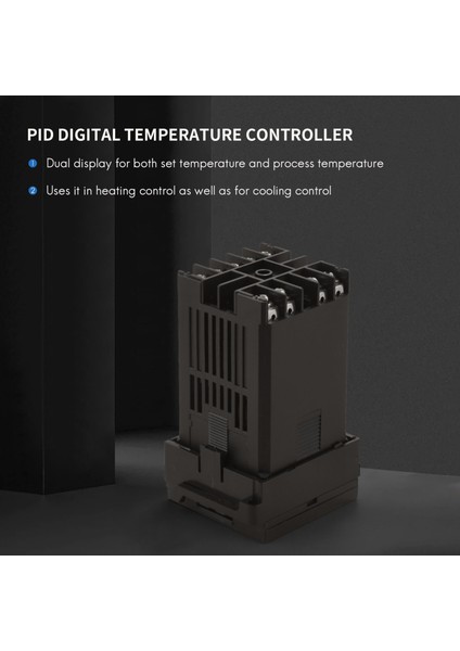 Çok Girişli Dijital Sıcaklık Kontrol Cihazı REX-C100 Elektrik Enerjisi Kimya Endüstrisi Için Profesyonel Alarm 0°c -1300°C (Yurt Dışından)