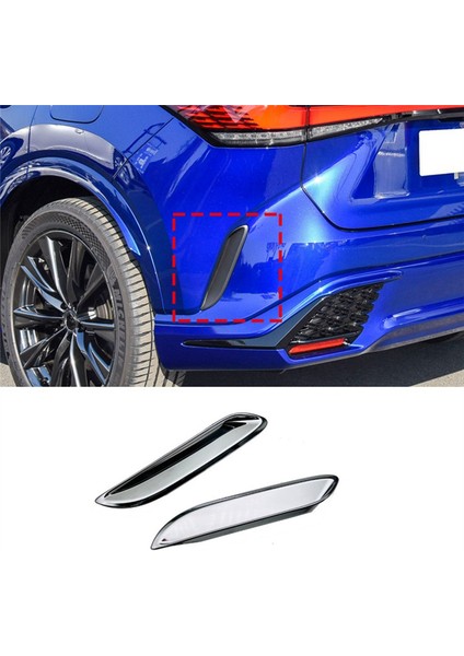 Lexus RX350 RX350H RX550H 2023 Arka Taraflar Hava Giriş Kapağı Spoiler Çerçeve Trim Araba Aksesuarları (Yurt Dışından) fiyatları
