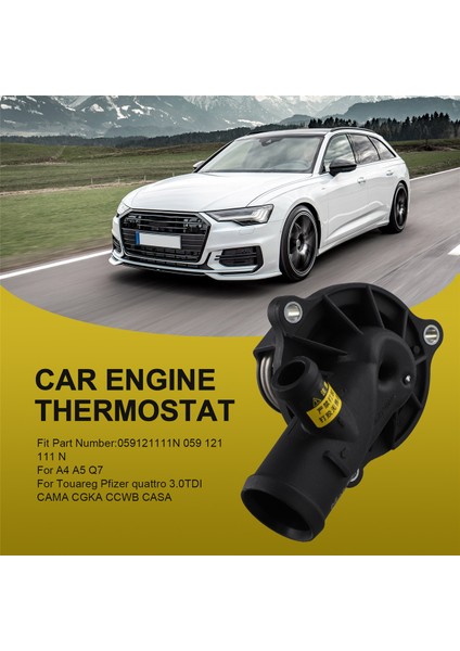 059121111N Audı A4 A5 Q7 Vw Touareg Pfizer Quattro 3.0tdı Cama Cgka Ccwb Casa E591040210 Için Araba Motor Termostatı (Yurt Dışından) fırsatları