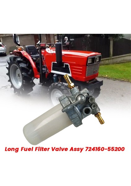 Traktör Uzun Yakıt Filtresi Vana Takımı 724160-55200 Yanmar Traktör YMG1800 1820 YMG2000 2202 2220 2301 72416055200 (Yurt Dışından)