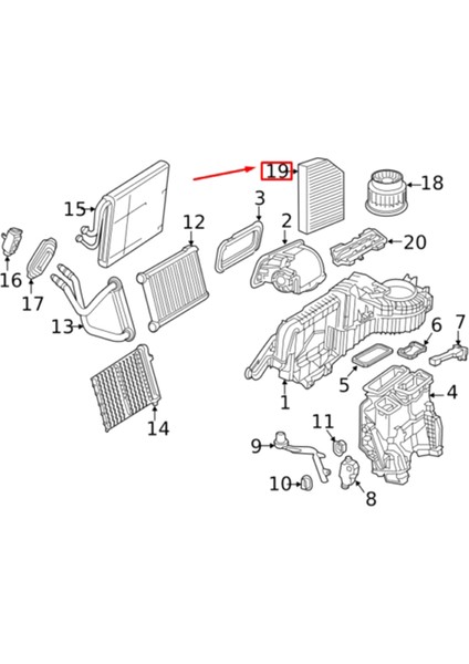 Mercedes C-Class E-Class G-Class 1678350400 A4638352800 Için Kabin Hava Filtresi (Yurt Dışından)
