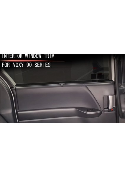 2 Adet Araba Iç Pencere Kalıplama Trim Otomatik Kapı Contası Kemer Kalıplama Toyota Voxy Noah 90 Serisi 2022+ Siyah Ahşap Tahıl (Yurt Dışından) modelleri