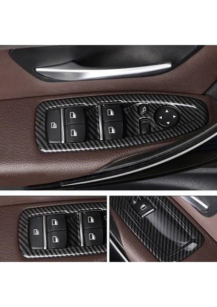 Araba Pencere Camı Kaldırma Düğmesi Dekorasyon Paneli Trim Dekorasyon Kapak Bmw 1 3 Serisi 3gt F20 F30 F31 F34 F36 (Yurt Dışından) modelleri