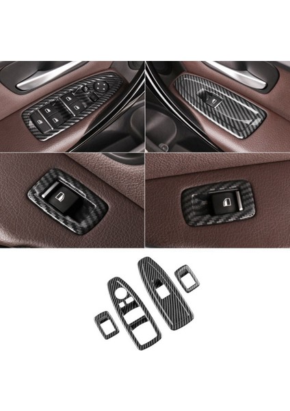 Araba Pencere Camı Kaldırma Düğmesi Dekorasyon Paneli Trim Dekorasyon Kapak Bmw 1 3 Serisi 3gt F20 F30 F31 F34 F36 (Yurt Dışından) indirimleri