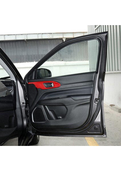 Jeep Compass 2021 2022 Için Araba Iç Kapı Kolu Paneli Kapak Trim Çerçeve Dekorasyon Çıkartması Aksesuarları, Kırmızı (Yurt Dışından) fırsatları
