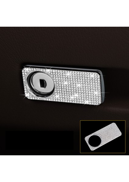 Copilot Saklama Kutusu Anahtar Kolu Yapay Elmaslar Çıkartma Kapağı Benz E Sınıfı W213 E200L E300L E320L Aksesuarlarına Uygundur Bling Kapakları (Yurt Dışından) fırsatları