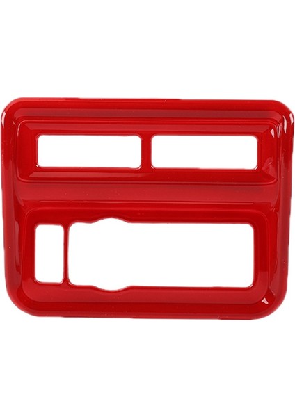 Ford F150 F-150 2021 2022 Araba Far Anahtarı Kontrol Paneli Kapağı Trim Çerçeve Dekor Etiket Aksesuarları, Kırmızı (Yurt Dışından)