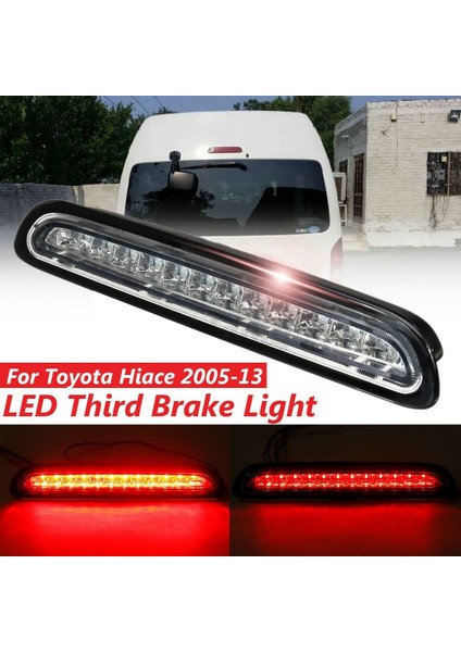 3. 12-Led'li Arka Stop Lambası Yüksek Montajlı Lamba Toyota Hiace/commuter 2005-2013 (Yurt Dışından)