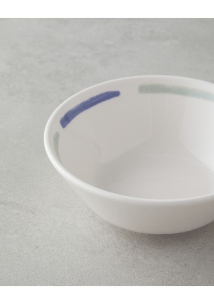 Shelltide Seramik Kase 15 cm Mavi-Yeşil