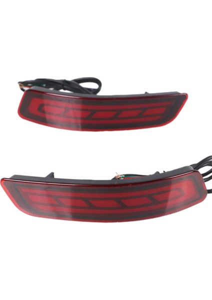 Adet LED Arka Sis Lambası Sürüş Işığı + Fren Lambası + Dönüş Sinyali Gösterge Reflektörü Toyota Corolla Altis 2014-2018 Için (Yurt Dışından)