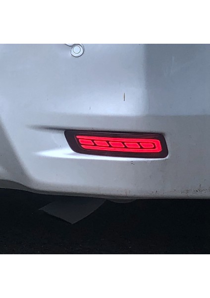 Adet LED Arka Sis Lambası Sürüş Işığı + Fren Lambası + Dönüş Sinyali Gösterge Reflektörü Toyota Corolla Altis 2014-2018 Için (Yurt Dışından)