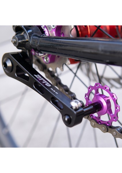 ZLQ01A Mor Tarzı Ztto Bisiklet Tek Hızlı Zincir Germe Aparatı Mtb Katlanır Bisiklet 1 Hızlı Kasnak Yaylı Tekerlek Vites Zinciri Kontrol Zincir Kılavuzu (Yurt Dışından) fiyatları