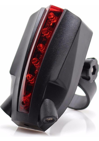 Siyah 3 Tarzı LED Bisiklet Işığı Gece 2 Lazer + 5 LED Arka Bisiklet Kuyruk Işığı Işın Bisiklet Logo Güvenlik Uyarı Kırmızı Arka Lamba Su Geçirmez #yj (Yurt Dışından) indirimleri
