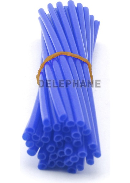 Mavi Stil Renkli Jant Kapsülleri Çocuklar Yol Dağ Bisikleti Motosiklet Bisikleti Tekerlek Rims Örgü Konuş Covers Dekorasyon (Yurt Dışından)