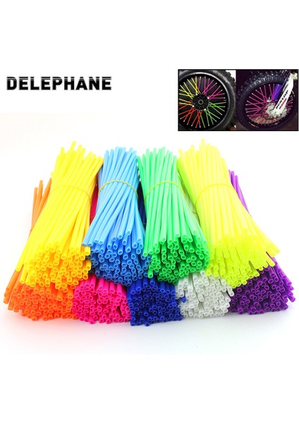 Mavi Stil Renkli Jant Kapsülleri Çocuklar Yol Dağ Bisikleti Motosiklet Bisikleti Tekerlek Rims Örgü Konuş Covers Dekorasyon (Yurt Dışından) fiyatları