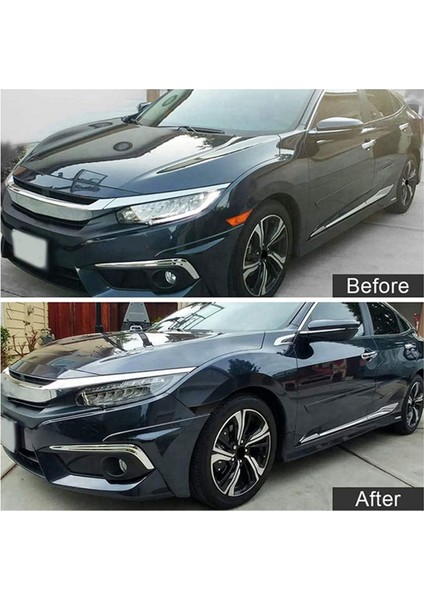 Araba Yan Işaret Lambaları Ön Yan Işaret Lambası Kiti Honda Civic 10TH 2016-UP Için Dönüş Sinyal Lambası (Yurt Dışından)