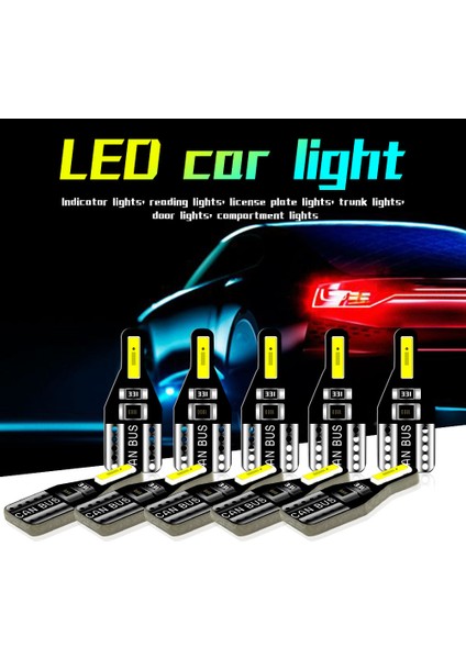 10 Adet T10 W5W LED Araç Iç Ampul Işık Toyota Avensis Rav4 Opel Astra Mokka Ford Focus 2 3 Fiesta 12 V (Yurt Dışından)