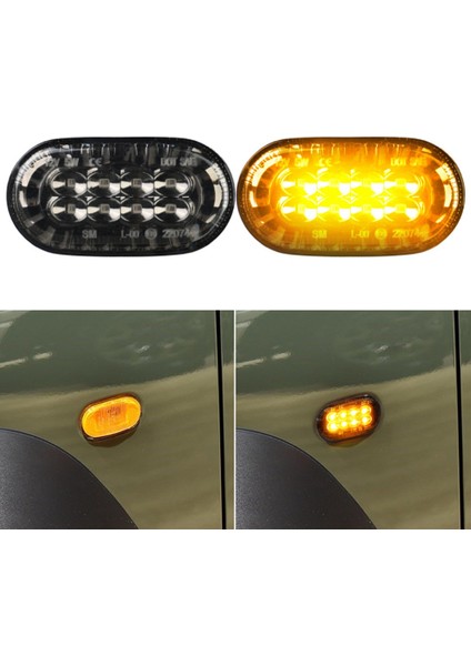 Araba LED Dönüş Sinyal Lambaları Lambaları Yan Işaretleyiciler Suzuki Jimny JB64 JB74 JB64W Sierra JB74W JB23W 2018-2020 (Yurt Dışından) fırsatları