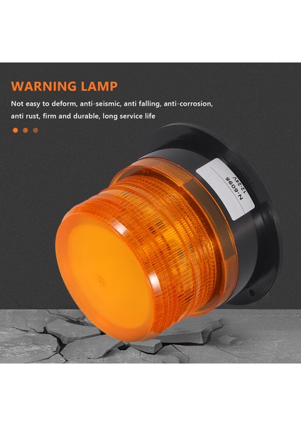 x Amber LED Beacon Strobe Acil Durum Yanıp Sönen Işık Uyarı Lambası Kamyon 12V 24V (Yurt Dışından)