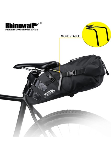 SK500-YALNIZCA Braket Stili Rhinowalk Bisiklet Çanta Pannier Kuyruk Koltuk Çanta Braketi Raf 5L-13L Taşınabilir Braket Bagaj Rafı Bisiklet Aksesuarları (Yurt Dışından) fırsatları