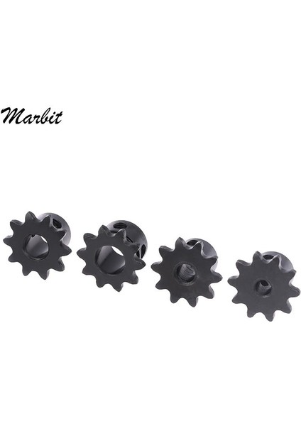 8mm Tarzı 1 Adet Bisiklet Zincir Dişli 45# Çelik 10 Diş Endüstriyel Dişli Tekerlek Üst Tel Delikli (Yurt Dışından)