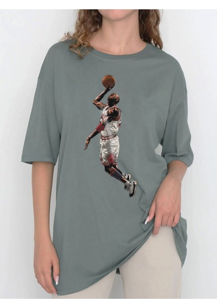 Tasarım Baskılı Oversize Kadın-Erkek Dtf Baskı Tshirt fiyatları