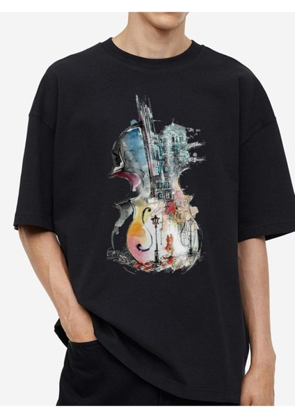 Tasarım Baskılı Oversize Kadın-Erkek DTF Baskı Tshirt fiyatları