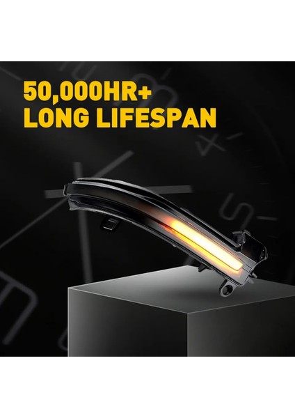Dinamik LED Yan Ayna Dönüş Sinyal Lambası Işığı Bmw 1 2 3 4 Serisi F20 F21 F22 F30 63137280771, 63137280772 (Yurt Dışından)