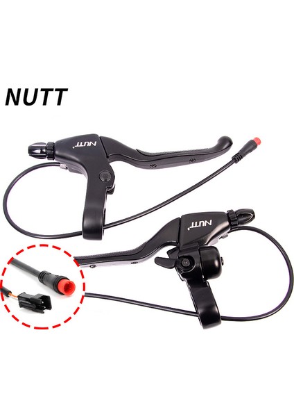 Yuvarlak Bağlantı Noktası Stili Nutt Fren Kolu Elektrikli Scooter E-Bisiklet Katlanır Bisiklet Manyetik Indüksiyon Güç Kapalı Fren Kolu Zil ile V Fren C Fren (Yurt Dışından)