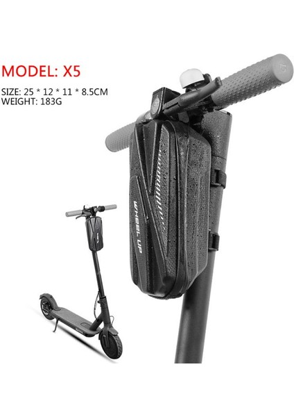X5-2l Tarzı Yeni Elektrikli Scooter Ön Çanta Su Geçirmez Sert Kabuklu Çantalar Yansıtıcı Direksiyon Askılı Çanta Depolama Çantası Elektrikli Bisiklet Için (Yurt Dışından)