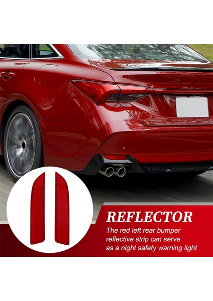 1 Çift Arka Tampon Reflektörleri Stop Lambaları Işık Refleksi Toyota Avalon 2019-2020 81920-07020/53040 81910-07020/53040 (Yurt Dışından) fırsatları