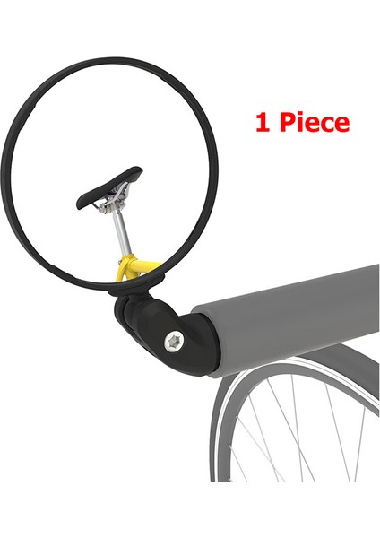 Siyah Stil Bisiklet Direksiyon Ucu Arka Görüş Aynası 360 Derece Dönebilen Mtb Yol Bisikleti Arkadaş Aynaları Bisiklet Güvenli Sürüş Arka Görünüm Aynası BC0667 (Yurt Dışından)