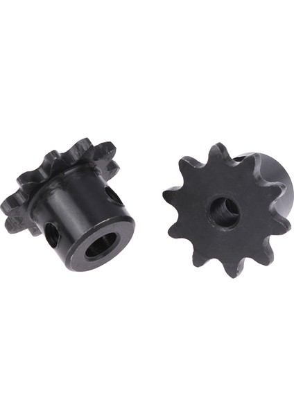 10MM Tarzı 1 Adet Bisiklet Zincir Dişli 45# Çelik 10 Diş Endüstriyel Dişli Tekerlek Üst Tel Delikli (Yurt Dışından)