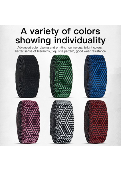 Turuncu Tarzı Klasik Bal Petek Delik Tasarımı Ölü Sinek Yol Bisikleti Direksiyon Bandı Silikon Bandı Eva Yumuşak Nefes Alabilir Direksiyon Bandı Yeni Aksesuarlar (Yurt Dışından) modelleri