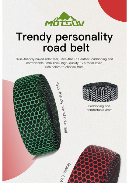 Turuncu Tarzı Klasik Bal Petek Delik Tasarımı Ölü Sinek Yol Bisikleti Direksiyon Bandı Silikon Bandı Eva Yumuşak Nefes Alabilir Direksiyon Bandı Yeni Aksesuarlar (Yurt Dışından) fırsatları