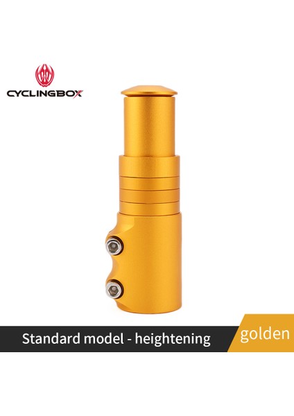 124MM Altın Tarzı Bisiklet Gidon Uzatıcı Bisiklet Sapı Artırılmış Mtb Bisiklet Çatal Sapı Yükseltme Adaptörü Bisiklet Parçaları Aksesuarları (Yurt Dışından)