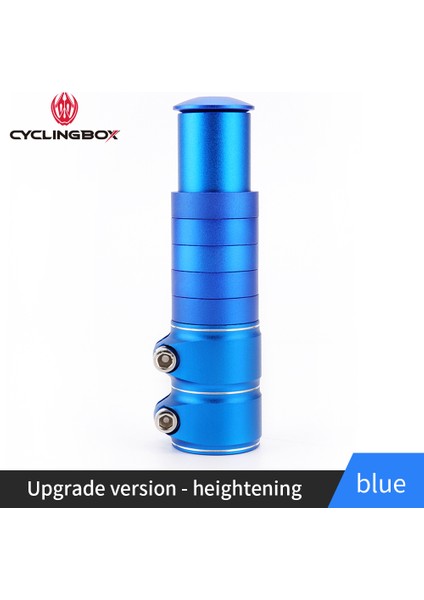 138MM Mavi Tarzı Bisiklet Gidon Uzatıcı Bisiklet Sapı Artırılmış Mtb Bisiklet Çatal Sapı Yükseltme Adaptörü Bisiklet Parçaları Aksesuarları (Yurt Dışından)